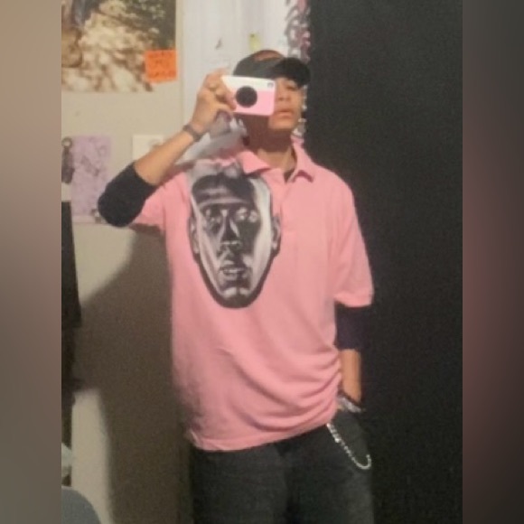 Custom Painted Tyler the Creator Igor Polo Shirt - Picture 3 of 3